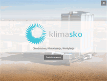 Tablet Screenshot of klimasko.pl